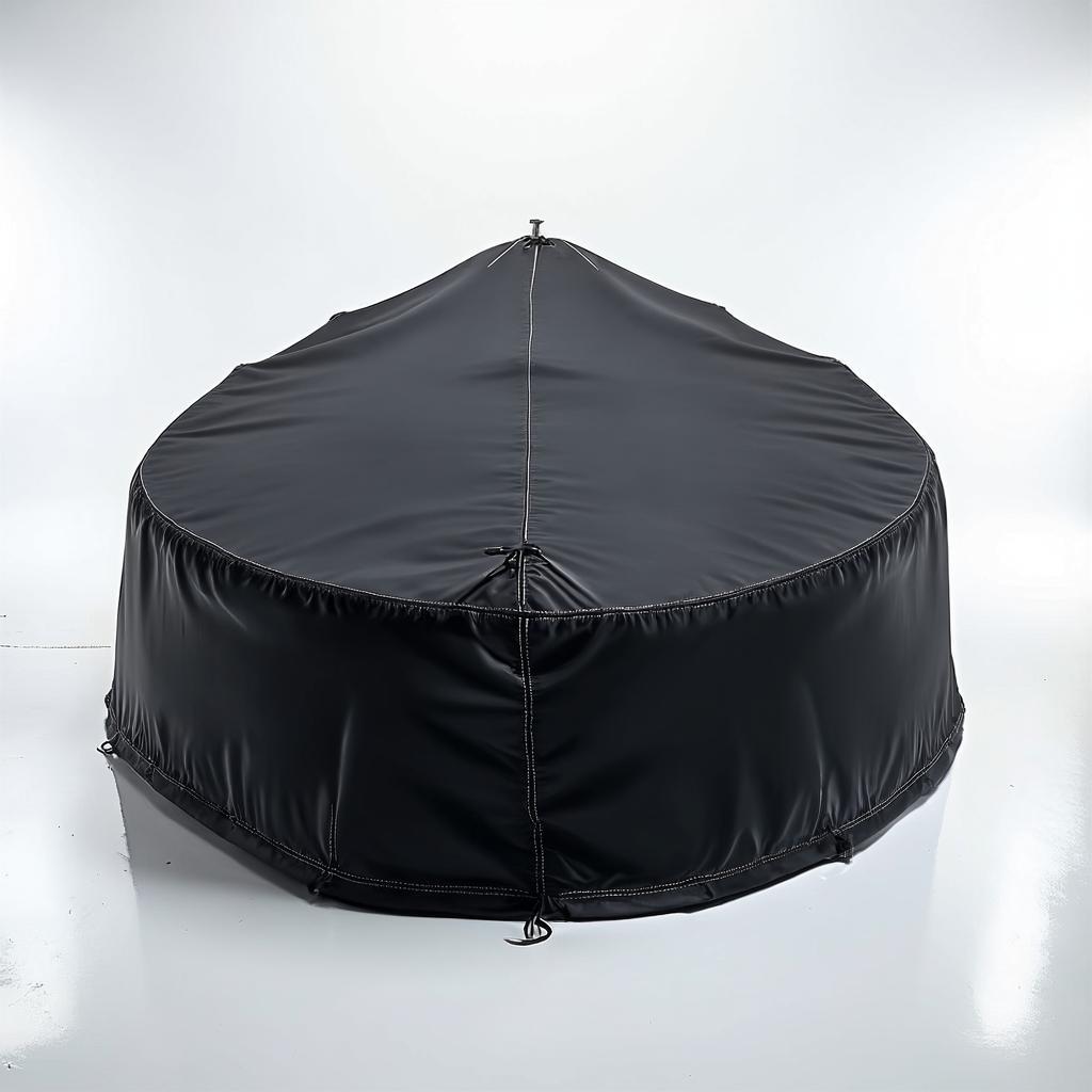 Custom fitted boat cover with reinforced stitching